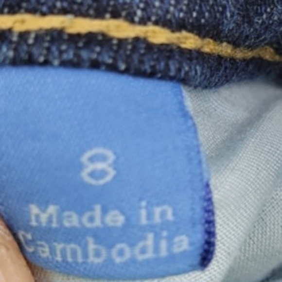 Simply Vera Vera Wang Women's Mid-Rise Straight Leg Blue Denim Jeans Size 8 - Picture 7 of 12